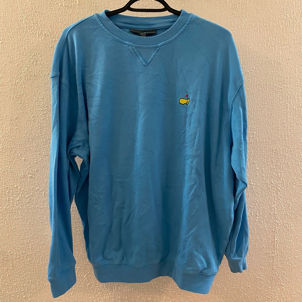 Masters Collection 100% Pima Cotton Pants Blue Crewneck Sweater